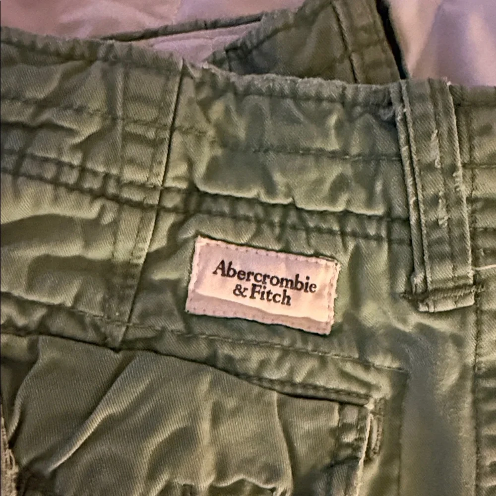 Abercrombie & Fitch Mint Green Men's Flat Front Shorts - Picture 3 of 9
